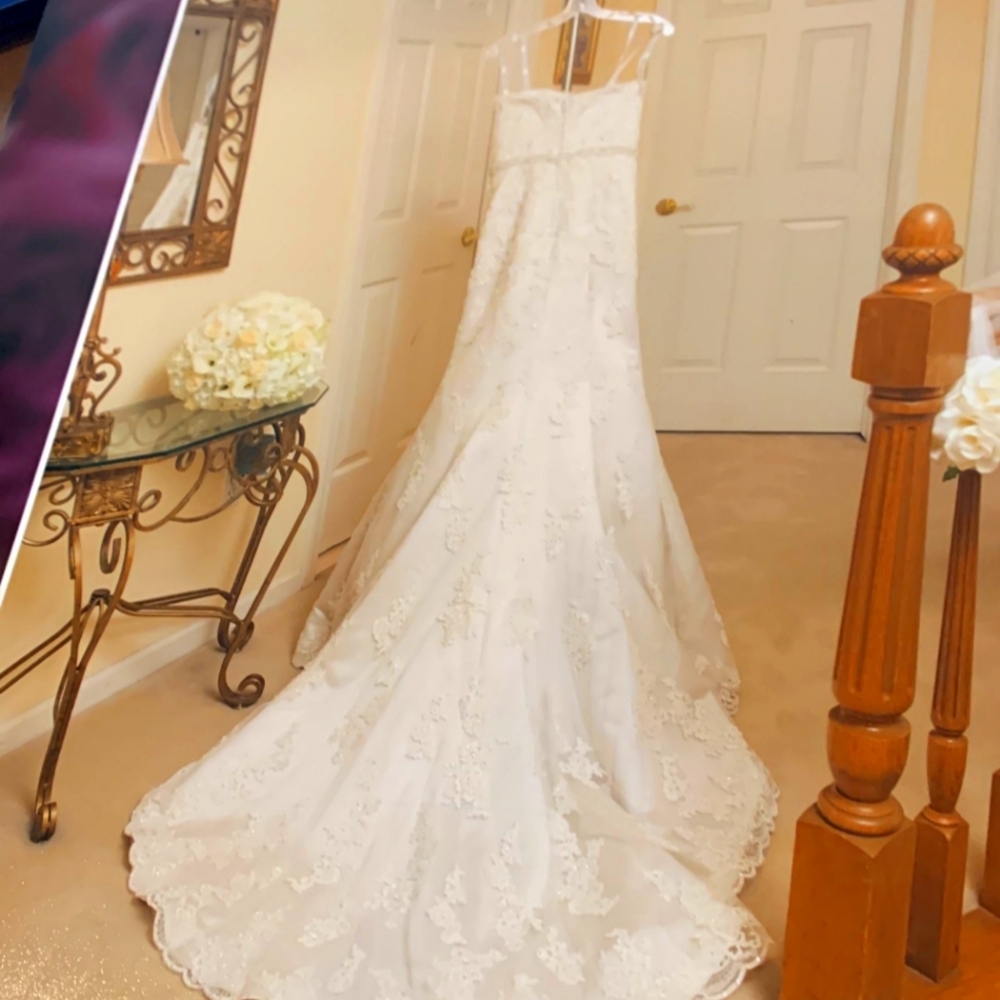 Beautiful wedding gown